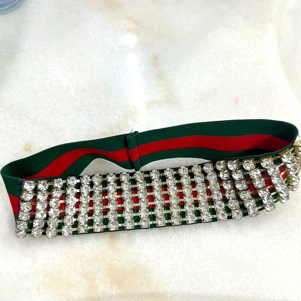 NON BRANDED Designer style headband with diamond on the front. BRAND NEW